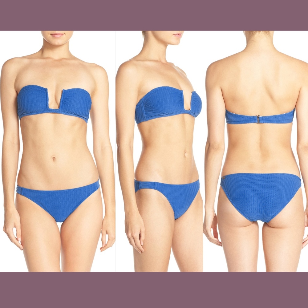 NWT PRISM Santa Margarita Bandeau Top + Shikoku Bikini Bottoms [ Size‎ 42 IT ]